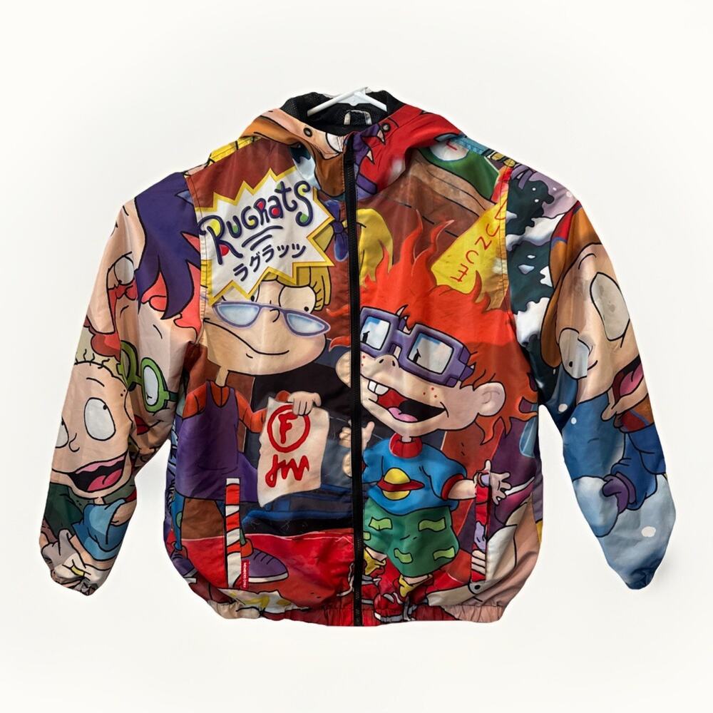 Members Only Nickelodeon Rugrats Windbreaker‎ Jacket Men’s Size L